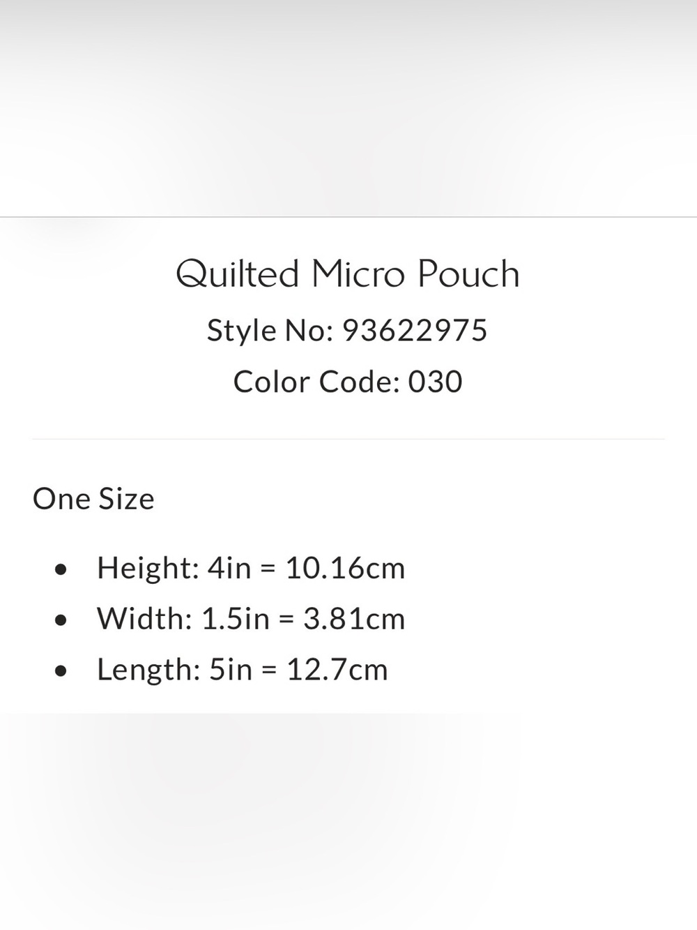 Free People FP Movement Printed Micro Pouch in Chevron Stitch NWT - Picture 4 of 4